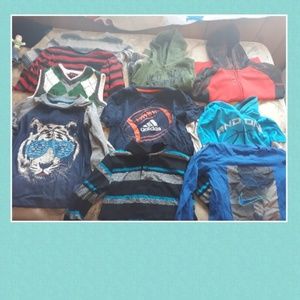 Size 5 boys long sleeved shirts